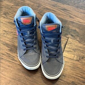 Levi's Blue High-Top Sneakers